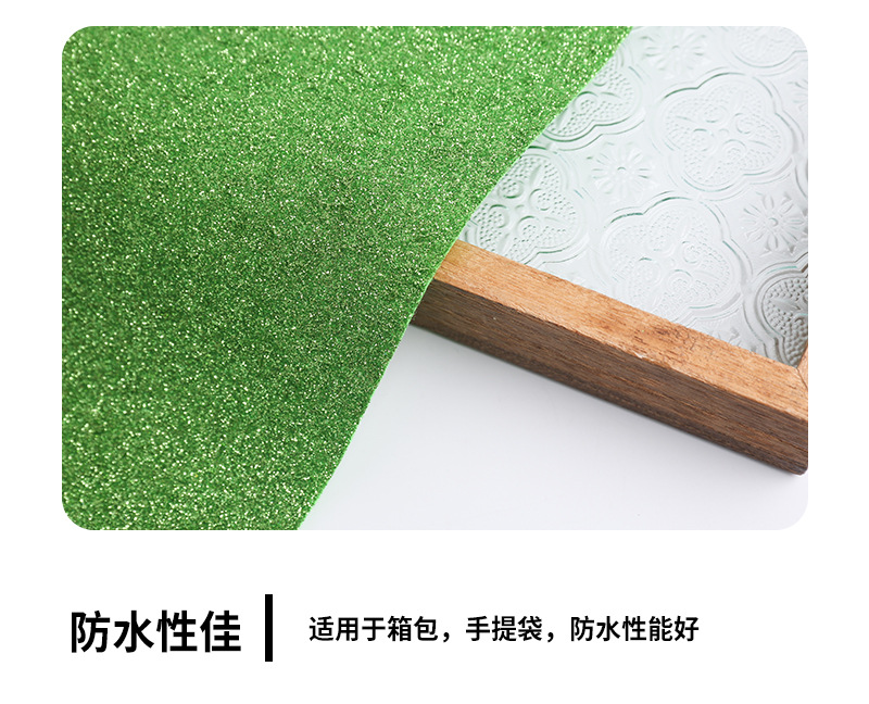 1-millimeter thick felt with gold powder from the source factory, DIY hand-needled cotton for festival decoration pic 4