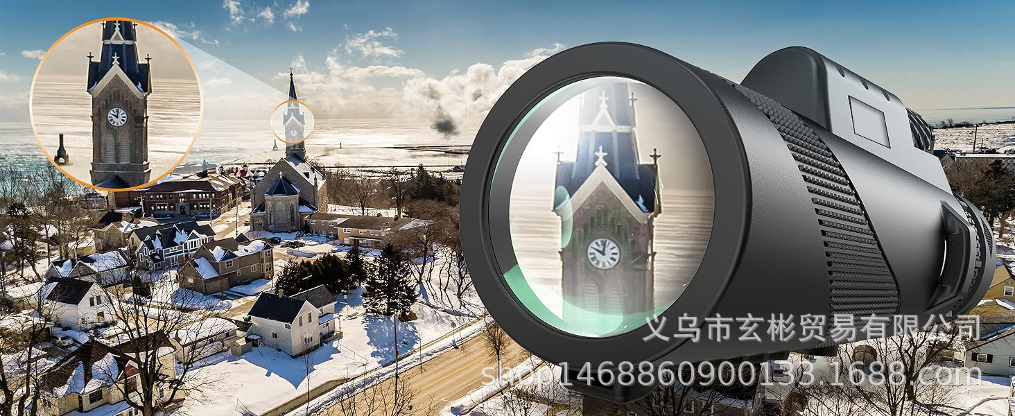 Source factory 10x42 and other mobile phone binoculars 40X60 high-power high-definition outdoor low-light night vision monocular binoculars pic 3