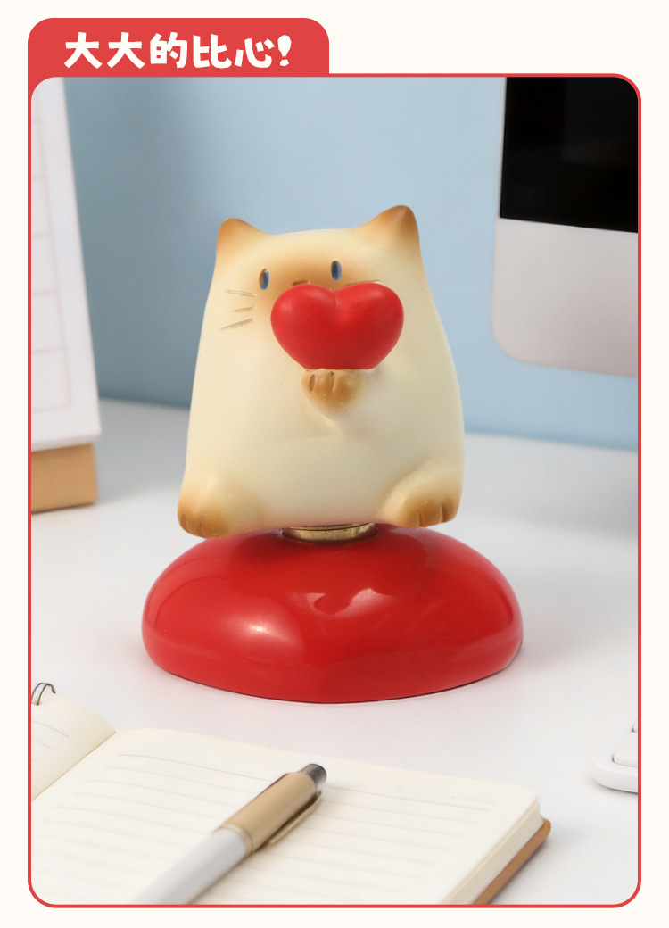猫猫PAI乐无忧转转盲盒卡通可爱猫咪公仔盲盒高颜值桌面摆件批发详情10