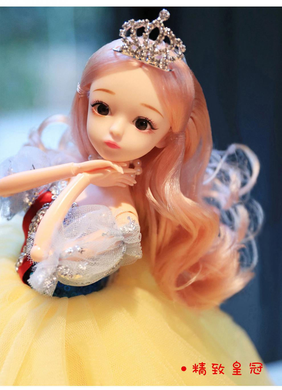 依甜芭比娃娃礼盒套装生日礼物闪光婚纱娃娃过家家洋娃娃女孩玩具详情15