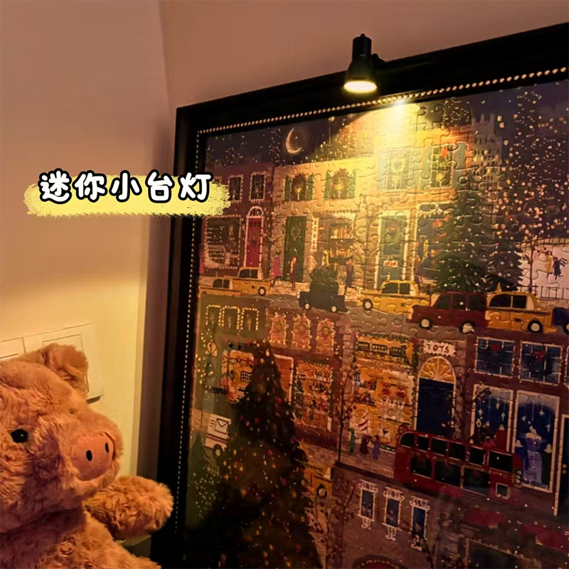 冬灯小灯氛围LED夹子灯创意迷你小台灯可爱小夜灯学生护眼学习灯详情1