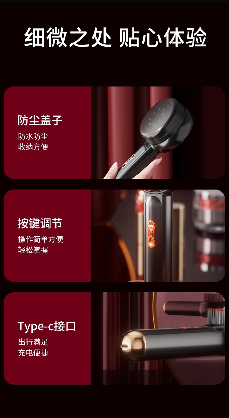 Red light electric massage comb, kneading, activating and promoting hair growth massage device, scalp medicine applicator, hair health care, fluid guiding and hair growth instrument pic 23