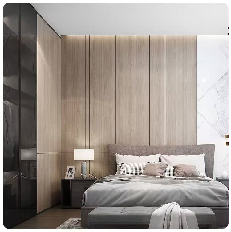 竹木纤维木饰面板免漆护墙板墙面装饰板uv集成墙板装修材料碳晶板详情13