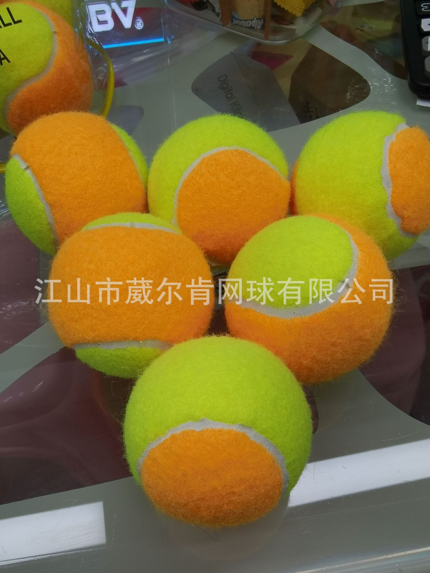 双色801无压高弹性耐用训练比赛网球 12只袋装 工厂现货批发 网球专用 实战必备详情2