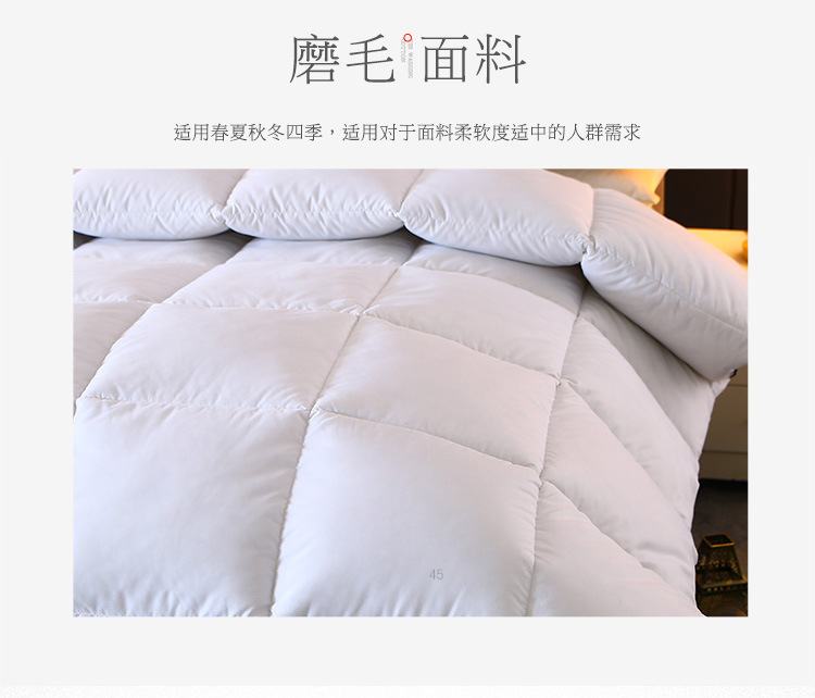 Hilton feather velvet quilt, thickened soybean quilt, winter quilt sheet, double spring and autumn quilt core, cotton quilt, gift quilt wholesale pic 8