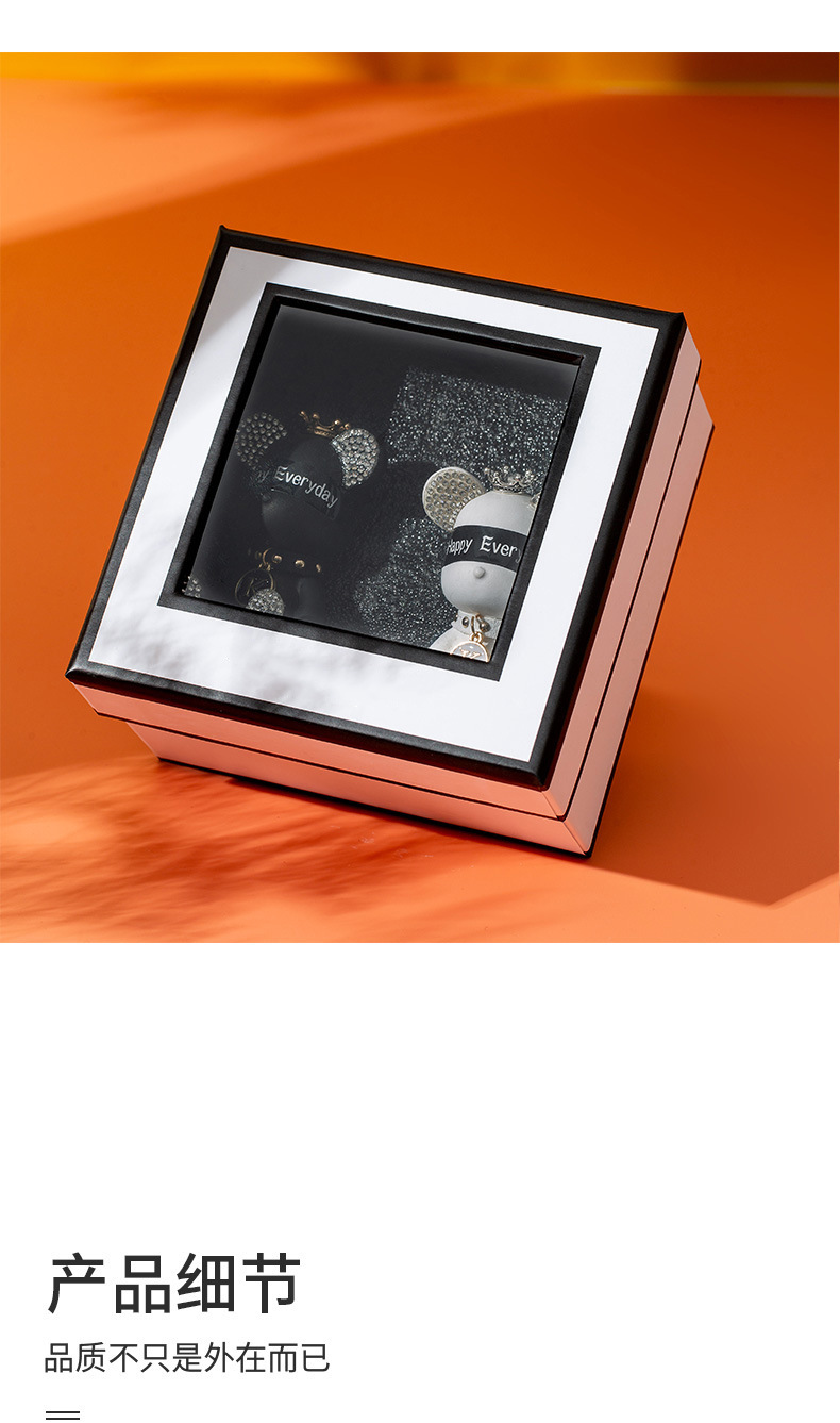 香薰香水摆件扩香石空调出风口车载ins车载香水可爱汽车暴力熊详情6