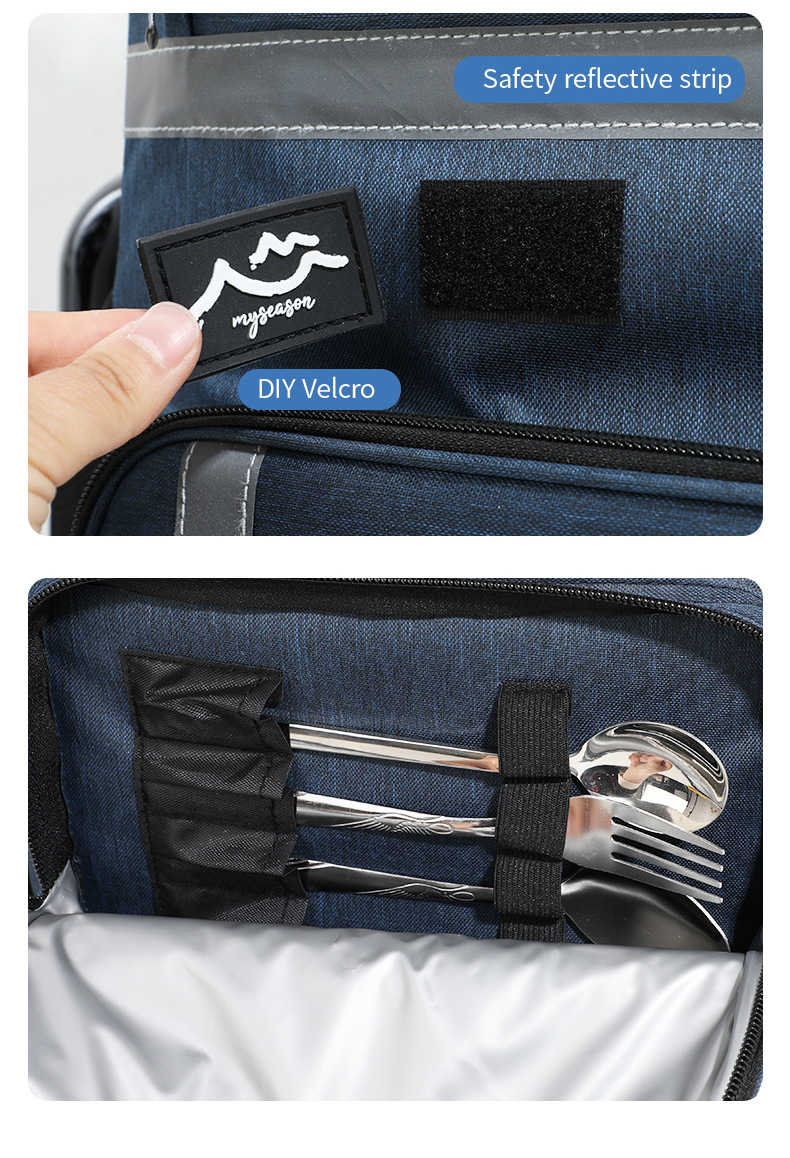 厂家直销折叠便携露营野餐包旅游出行冰包批发背包双肩保温包详情12