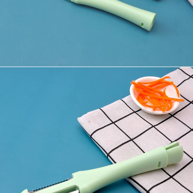 新款多功能三合一削皮刀便捷式家用削皮器瓜果刨水果刀刨丝器瓜刨详情11