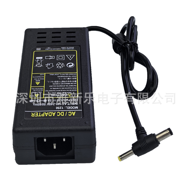 Brand-new Zuan 12V5AT head adapter, mobile DVD router, monitoring audio dual-head adapter, 60W pic 7