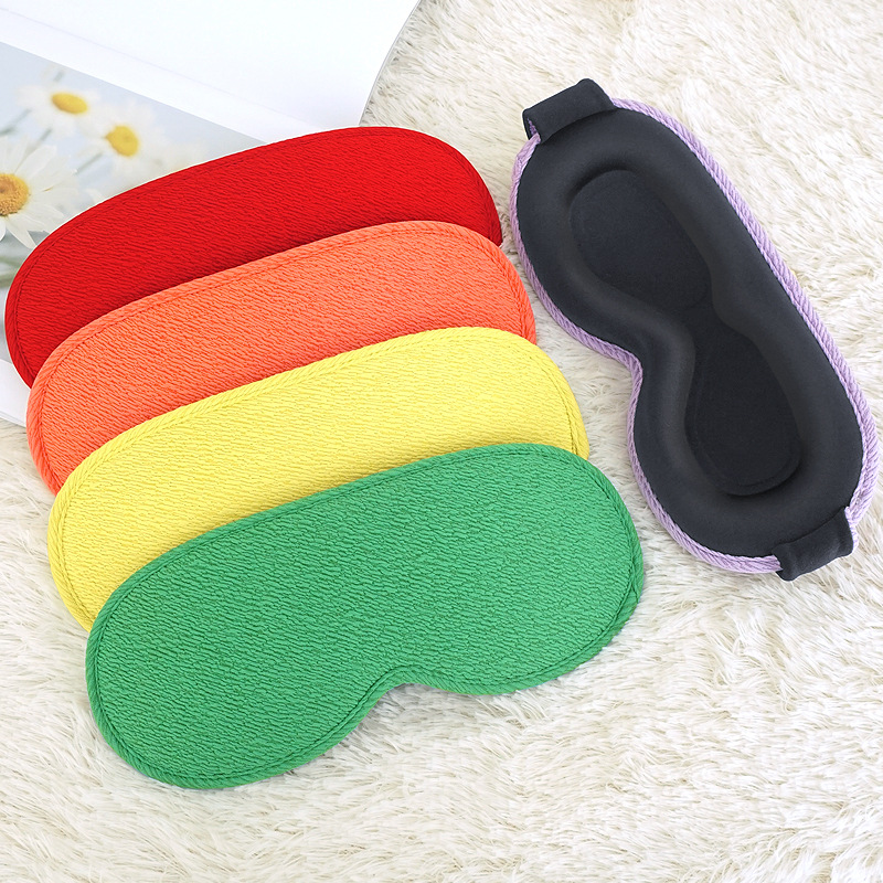 跨境热销3D遮光眼罩空心鼻翼0压感透气睡眠深睡一体防护眼罩厂家详情10