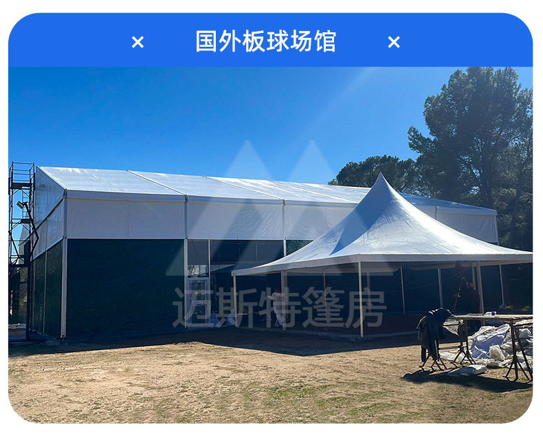 户外工业仓库大篷临时储存库房抗风大型德国大棚商业活动蓬房欧式详情13