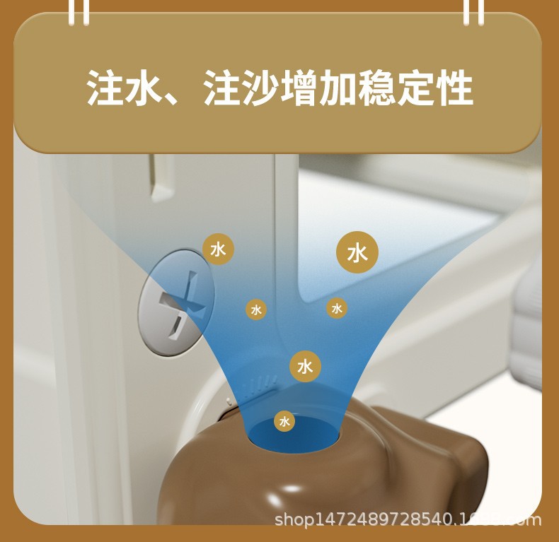 室内家用儿童滑滑梯海洋球池小户型民宿宝宝小朋友秋千滑梯二合一详情7