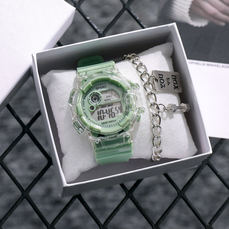 高颜值电子表男女学生多功能运动有闹钟夜光防水初中男孩个性潮流详情3