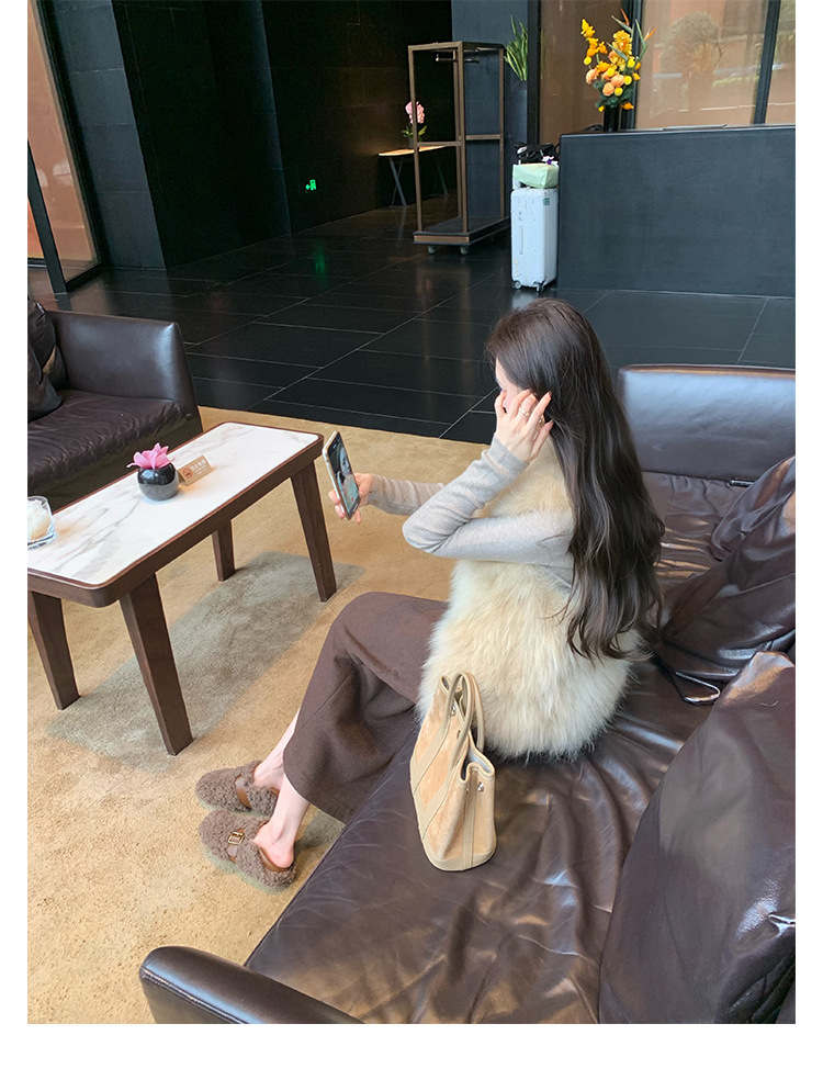 Warm and cozy plush slippers for women, winter home cotton slippers, warm and comfortable, anti-slip thick-soled plush slippers for women pic 28