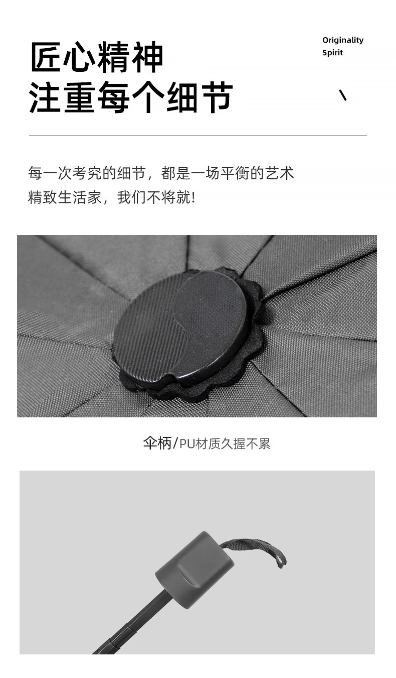 超大号男士双人三人晴雨伞加厚加固防风遮阳折叠两用手动伞详情13
