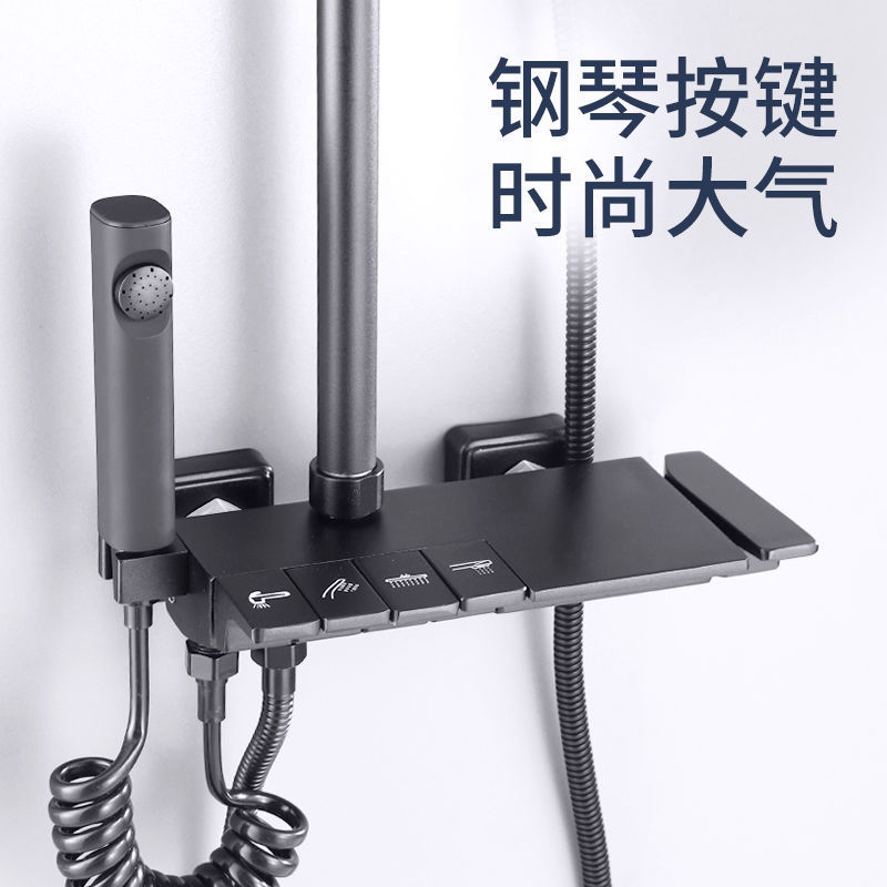 Cross-border foreign trade, simple brushed gold, all-brass sink, bathroom basin, hot and cold, high countertop basin, faucet pic 1