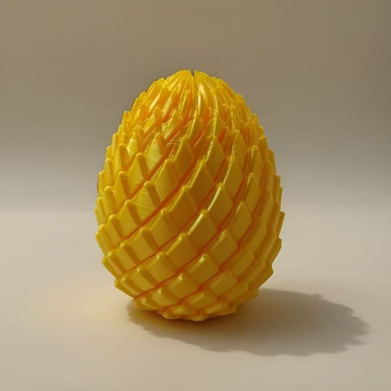 可变形3d打印史莱姆球创意扭扭手指解压新款龙蛋旋转变形模型玩具详情8