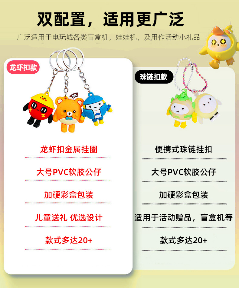 24入卡皮巴拉盲盒游戏同款手办公仔网红钥匙扣摆摊儿童学生小礼物详情6