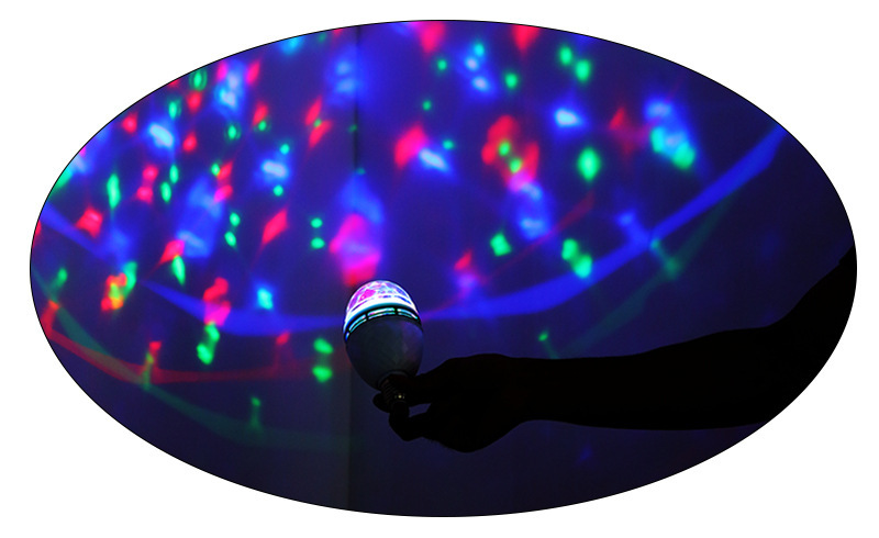 魔球旋转灯泡 小魔球声控灯 KTV闪光灯泡 E27 舞台灯 RGB LED灯泡 舞台炫彩灯光照明设备详情12