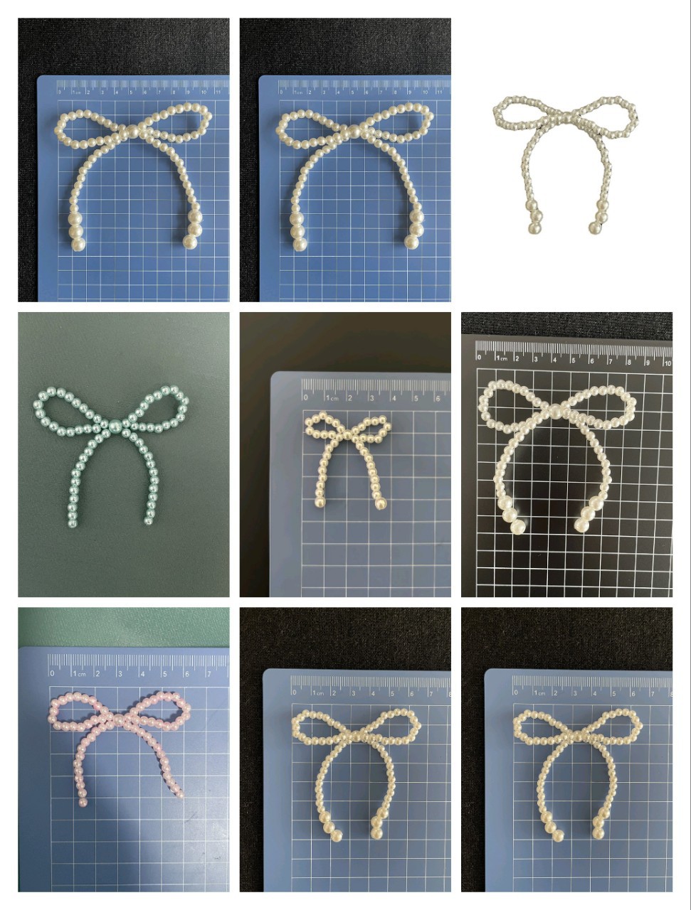 Factory direct sales of pearl bow strings for wedding dresses, clothing, bags, shoes, clothing, hats, headwear, accessories and accessories, bows pic 1