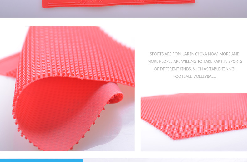 红双喜云雾3长胶乒乓球拍胶皮削球进攻型乒乓球胶皮单胶套胶正品详情14