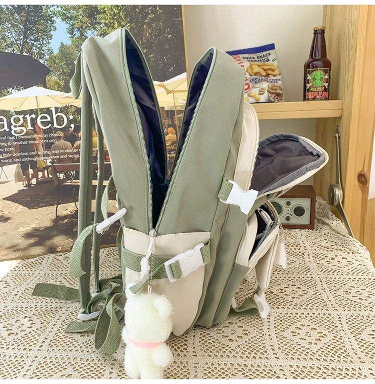 小清新书包女初中生高颜值可爱小学生双肩包中学生大容量轻便背包详情21