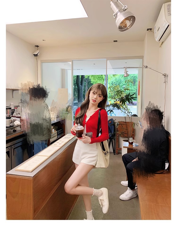 葡萄妈studiolee同款牛皮系带休闲百搭运动板鞋圆头小白鞋女新款详情46