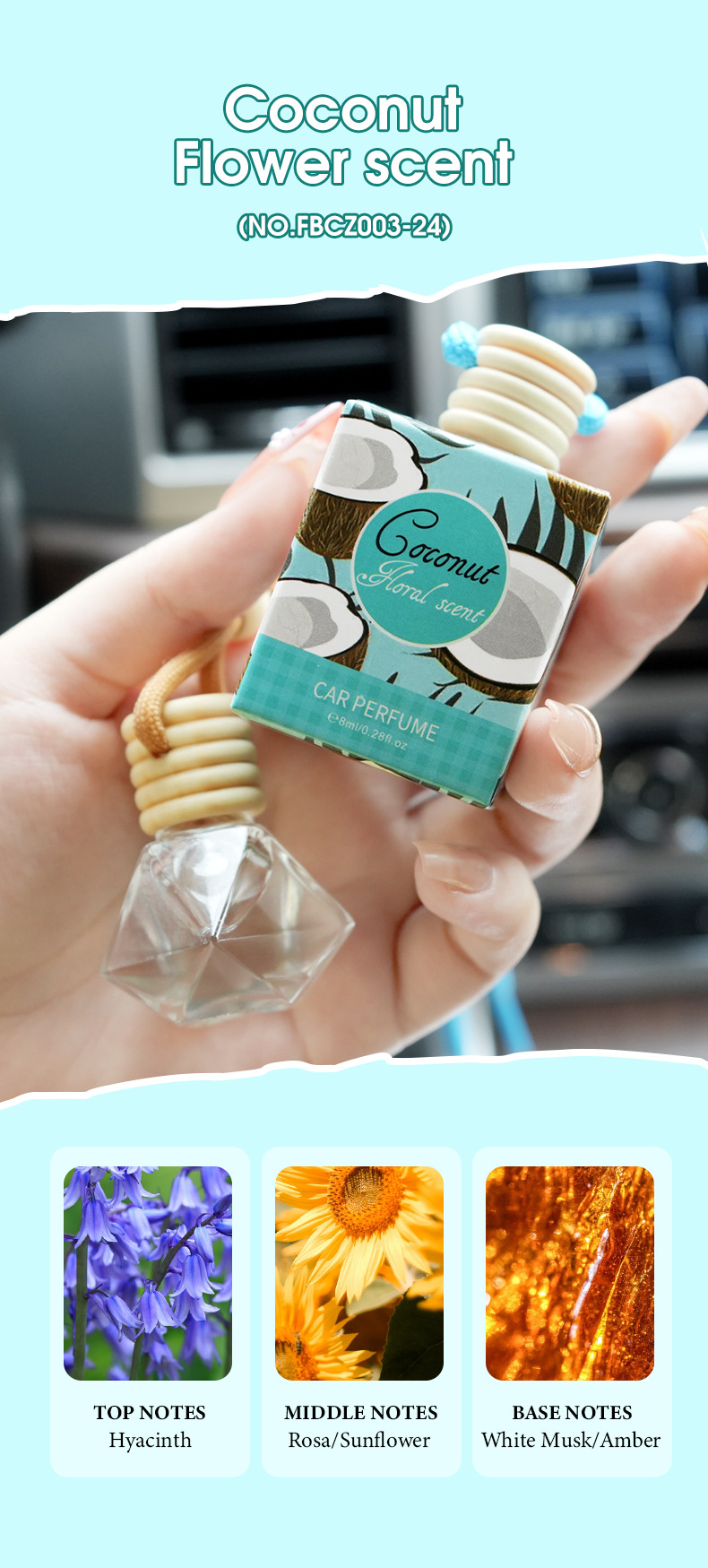 跨境专供FORMBO车载挂绳香水瓶汽车用除异味香薰挂件饰品香水批发详情19