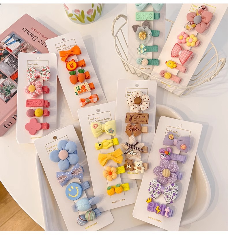 婴幼儿汗毛夹头饰女宝宝可爱不伤发胎毛发夹2025新款刘海碎发发卡详情24