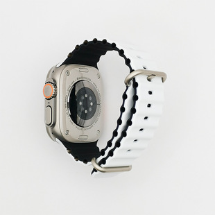 The mechanical Lewen Watch strap is suitable for Apple Watch Ultra 42-49mm silicone sports smartwatch strap pic 15