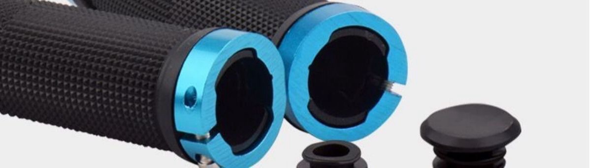 Bicycle handlebars, mountain bike handlebars, aluminum alloy double-locking handles, flying bike anti-drop handlebars, rubber pic 7