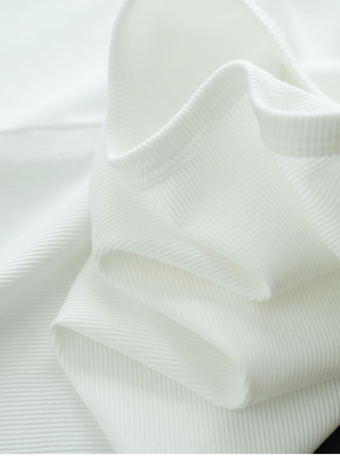 夏季纯棉小圆领吊带背心女纯欲风外穿工字宽肩带遮副乳内搭上衣详情34