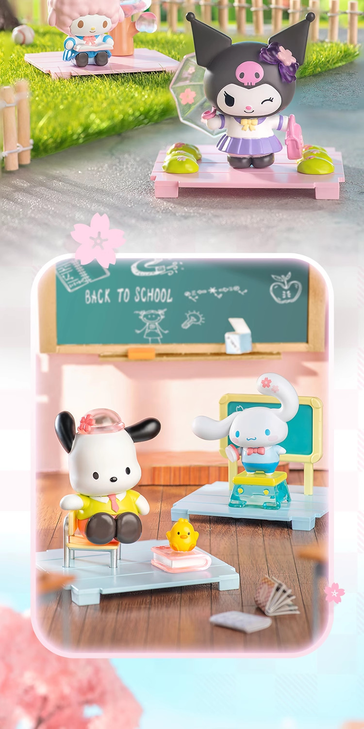 三丽鸥明星学院系列盲盒库洛米美乐蒂公仔手办桌面摆件礼物潮玩详情11