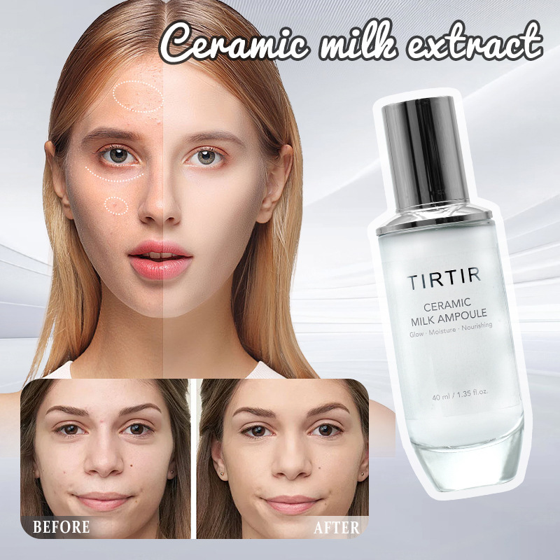 Cross-border ceramic milk essence hydrates and moisturizes without greasiness, deeply nourishes the skin and brings radiance. Facial essence pic 4