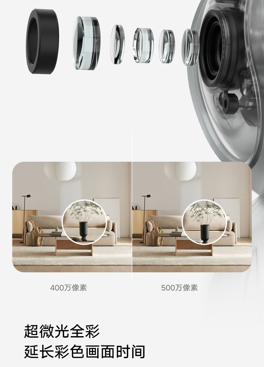 适用小米智能摄像机3云台版无线远程监控摄像头摄像360度智能夜视详情6