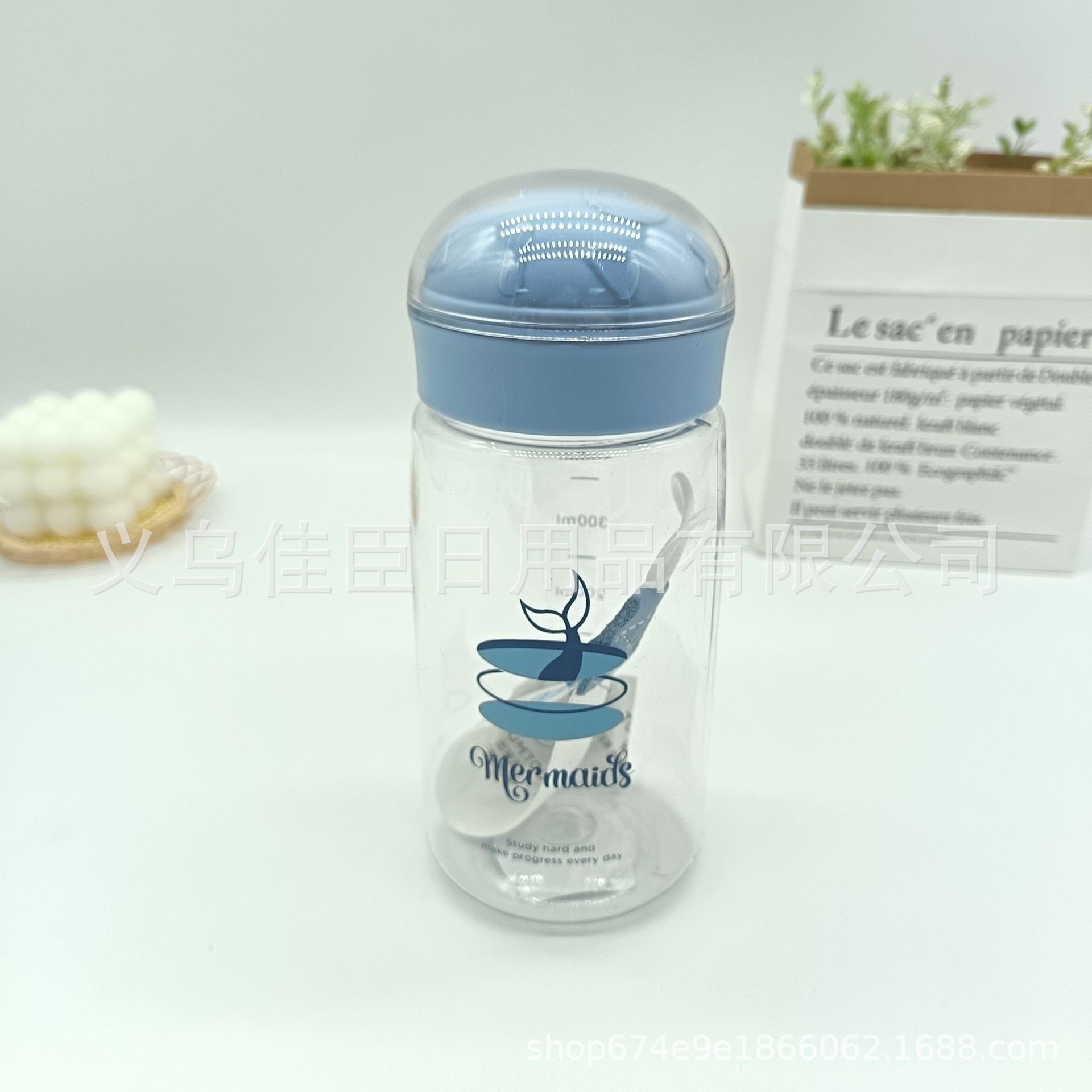 Direct drinking cups, Amazon cross-border plastic water cups with tea separation, male and female student cups, large-capacity fitness space cups pic 6