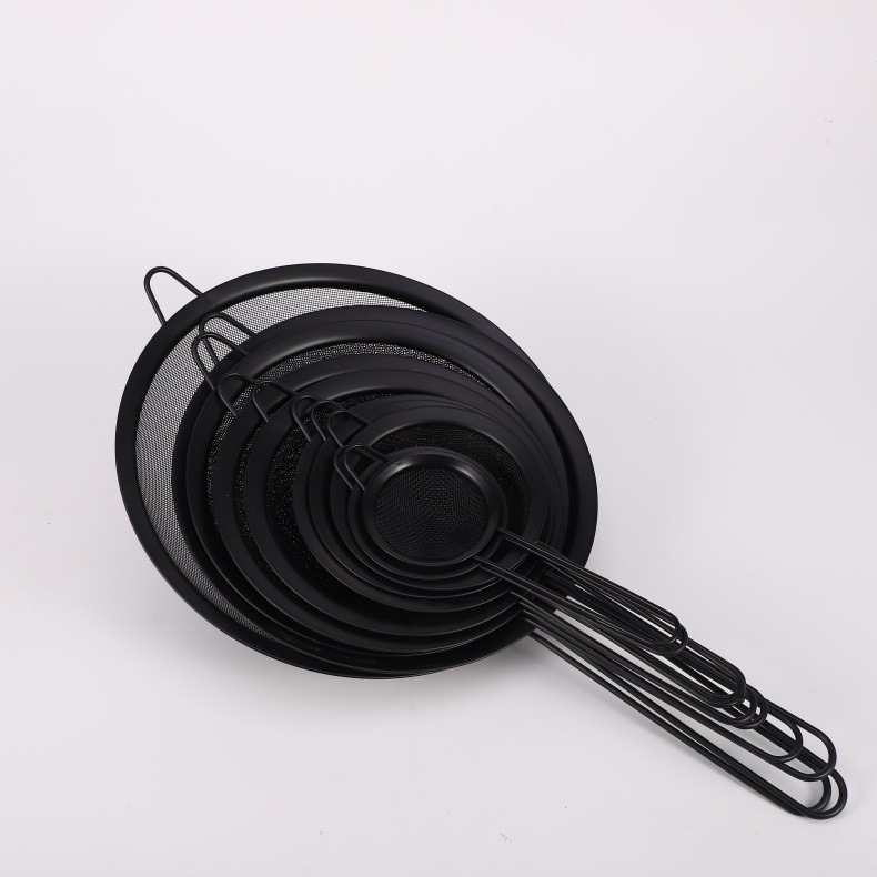 不锈钢手持筛子面粉筛果汁豆浆过滤网筛漏勺塞子油捞家用烘焙工具厨房滤网详情3