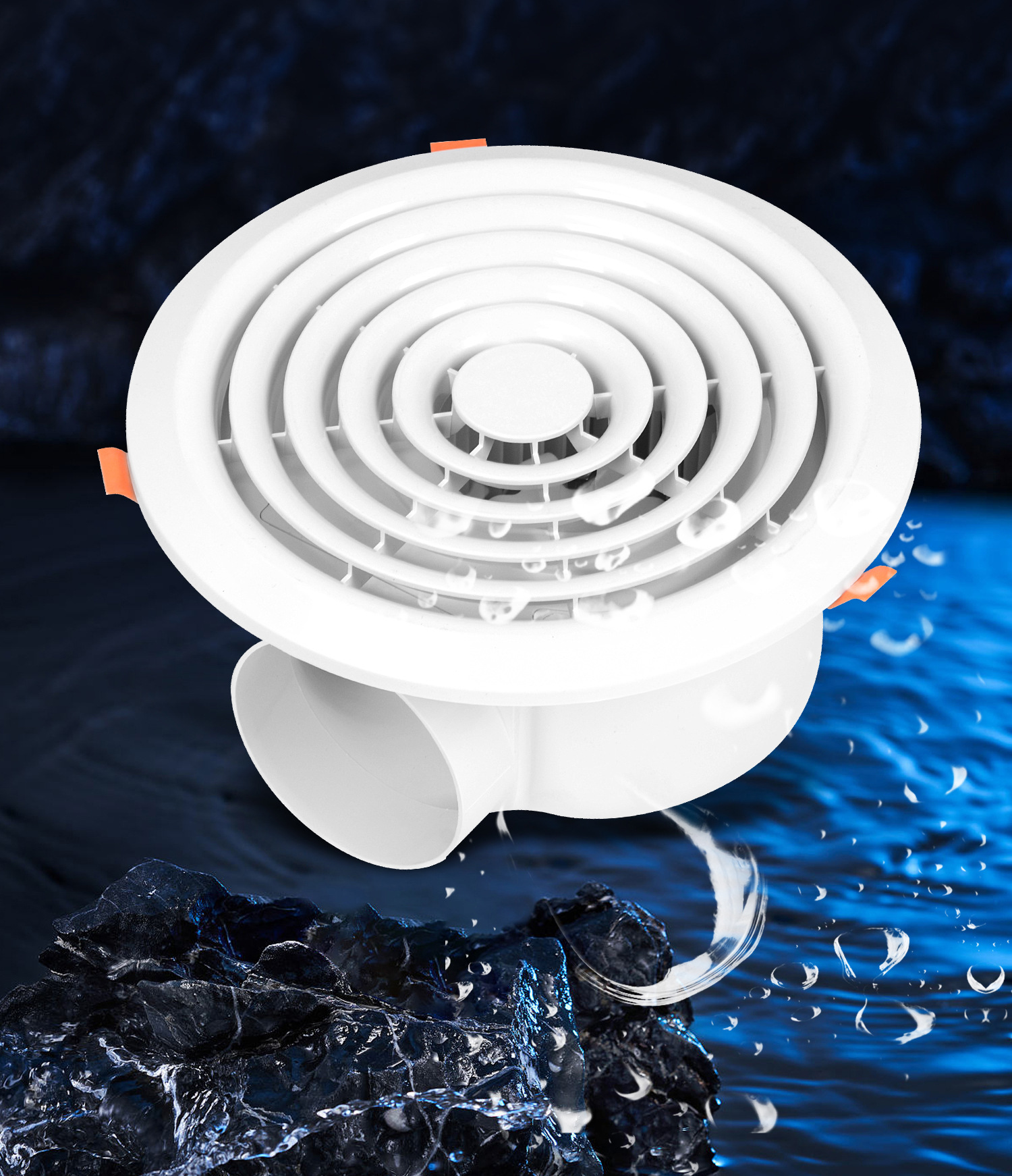 Exhaust fan, circular built-in, kitchen and bathroom, gypsum board, honeycomb board, ceiling and wall, exhaust fan, toilet exhaust fan pic 12