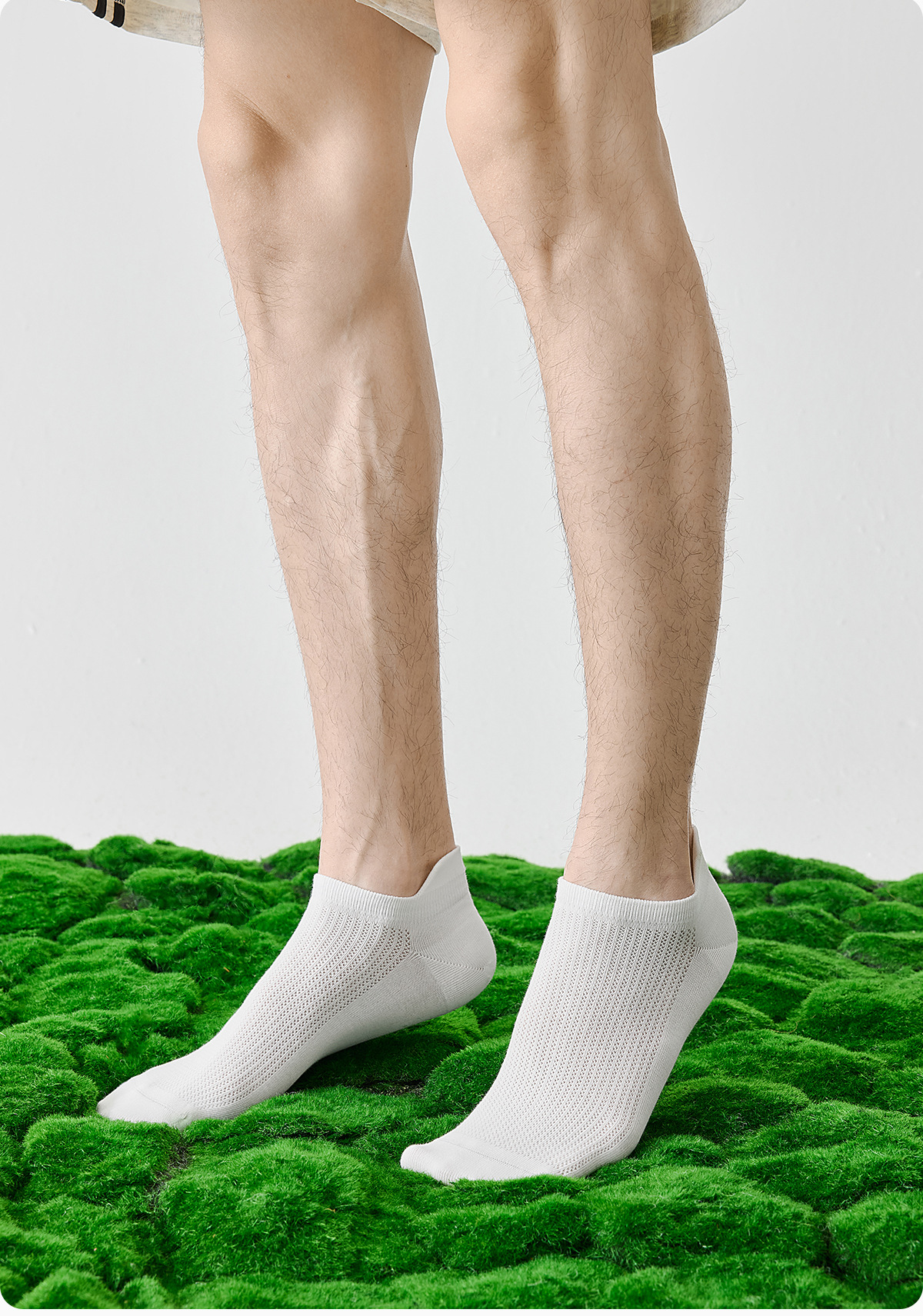 男士船袜纯棉春夏薄款网眼透气吸汗防臭短袜休闲运动全棉不掉跟详情4