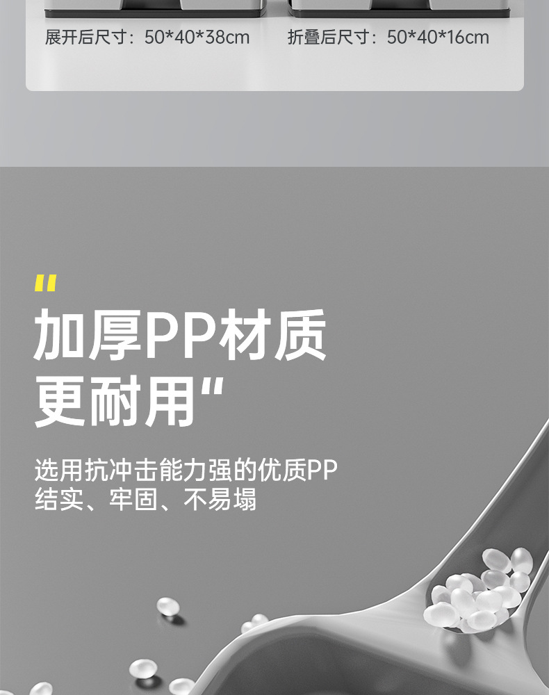 Extra-large fully enclosed cat litter box drawer, double-door upgraded cat toilet, super spacious, worry-free, odor-proof and leak-proof pic 16