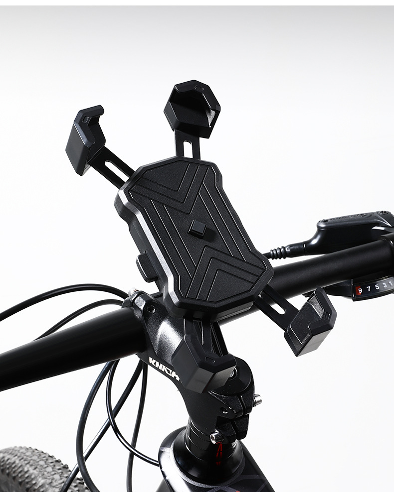 Bicycle mobile phone stand, mountain bike, road bike handlebar, fixed cycling navigation stand, four-prong bowl set mobile phone stand pic 16