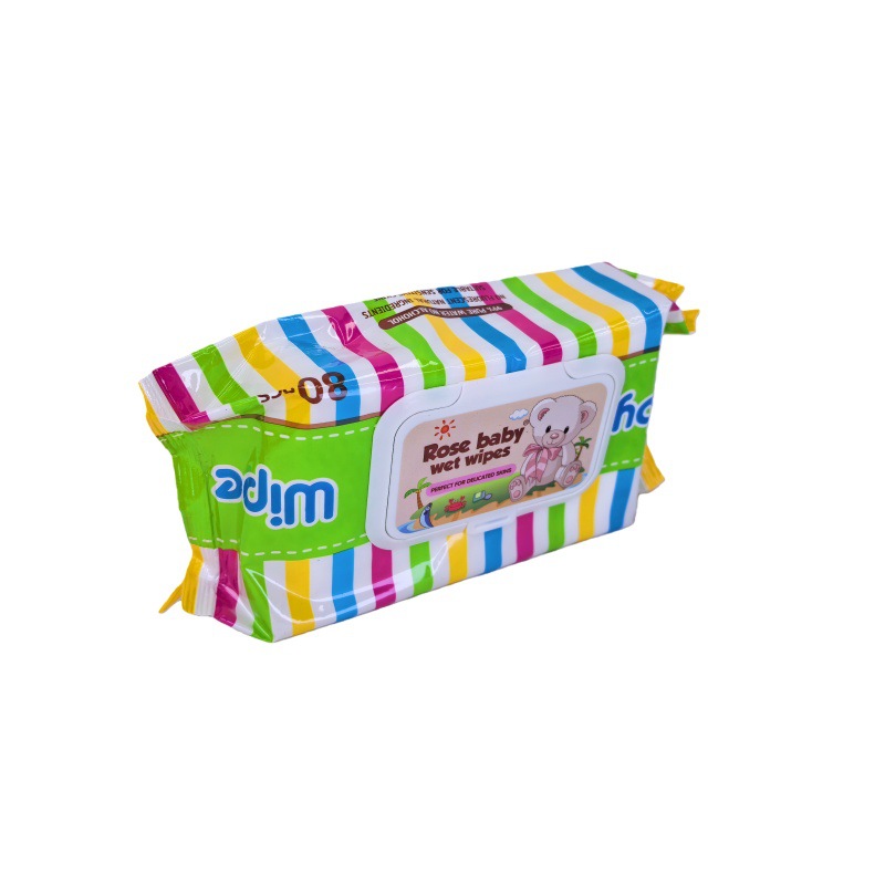 Детские салфетки qffy wipes, салфетки для детей, влажные салфетки для детей, салфетки для 80 - ти курильщиков детских мягких салфеток с большим пакетом чистых салфеток pic 5