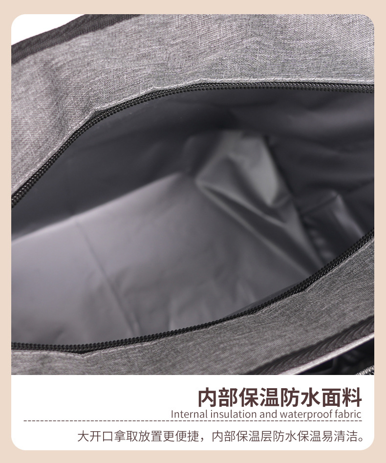 跨境亚马逊牛津布餐包单肩斜挎包保温饭盒收纳包折叠便携保温冰包详情19
