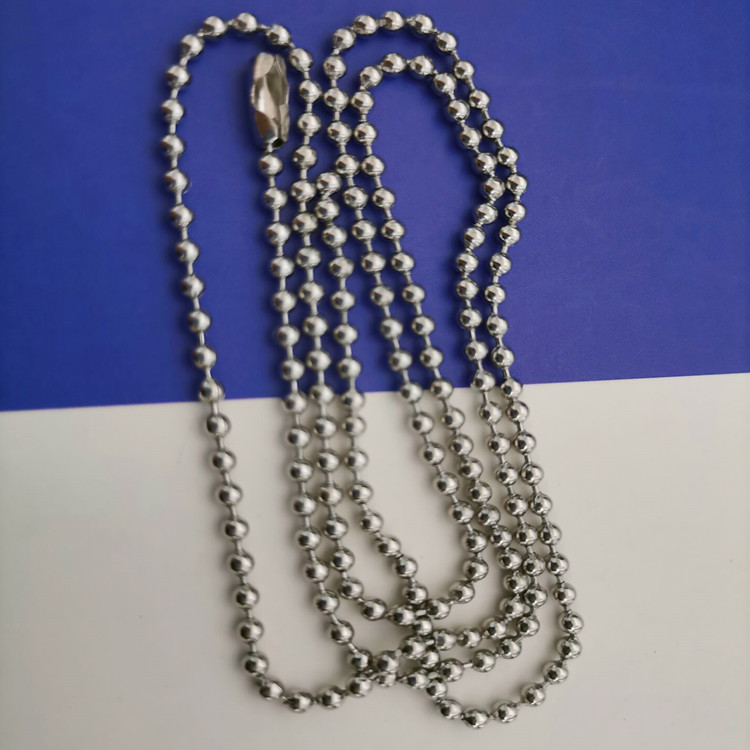 Wholesale 304 stainless steel bead chain, Guka tag chain, colored electroplated wave chain, curtain wave bead chain in stock pic 22