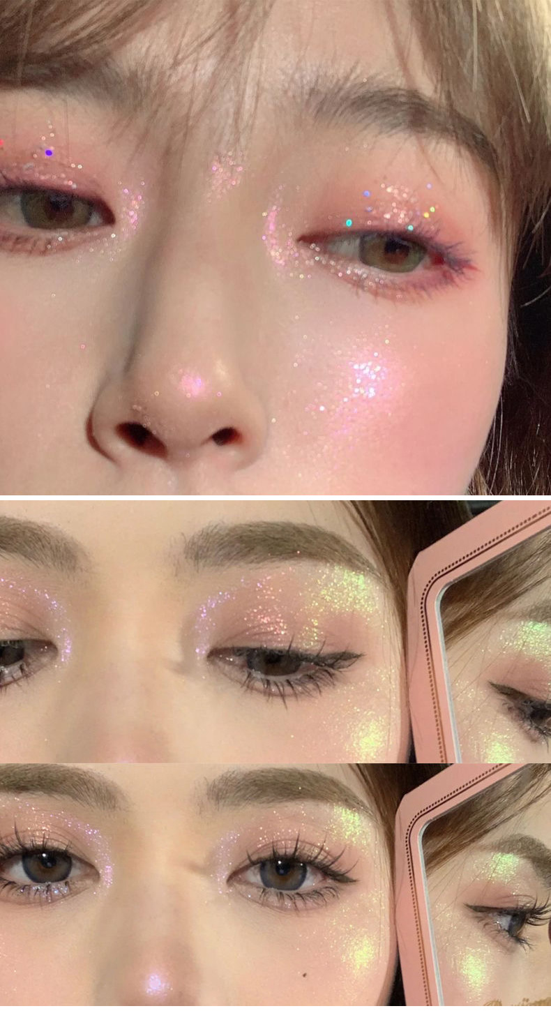 JONBOS Light-sensitive Three-dimensional High-Gloss Powder Facial Brightening Fine Flash Chameleon Soft and Glutinous Mashed Potatoes High-gloss Cream pic 15