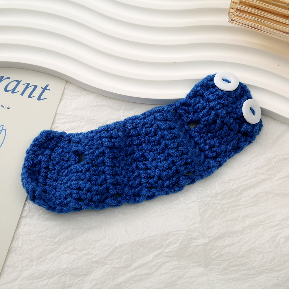 可爱掌门狗毛线带扣子配饰DIY手工钩针公仔玩偶娃娃针织换装辅料详情7