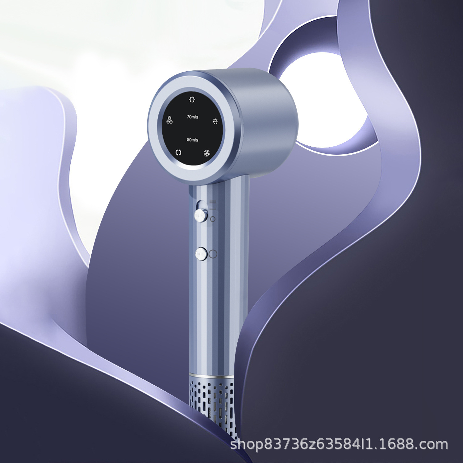 一件代发屏幕显示大功率台湾跨境电商负水离子恒温吹风机高速风筒详情19
