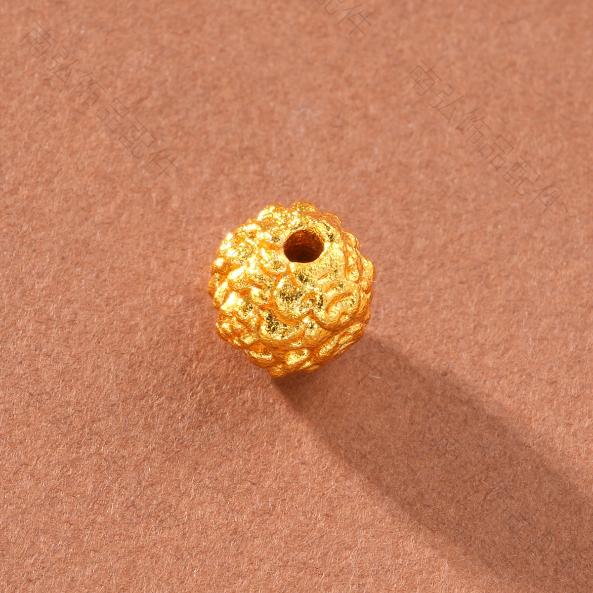 Ancient-style Vietnamese sand gold color-preserving rose large spacer beads high-end DIY bracelet necklace jewelry accessories pic 20