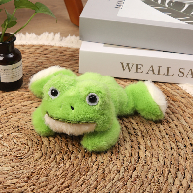 Wholesale of cute cartoon palm-sized plush toys, bear frog dolls, wedding throwing dolls pic 16