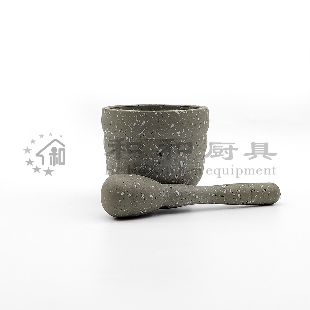 捣药罐手动捣蒜臼创意家用药店厨房小工具仿木纹压蒜器塑料捣蒜器详情16